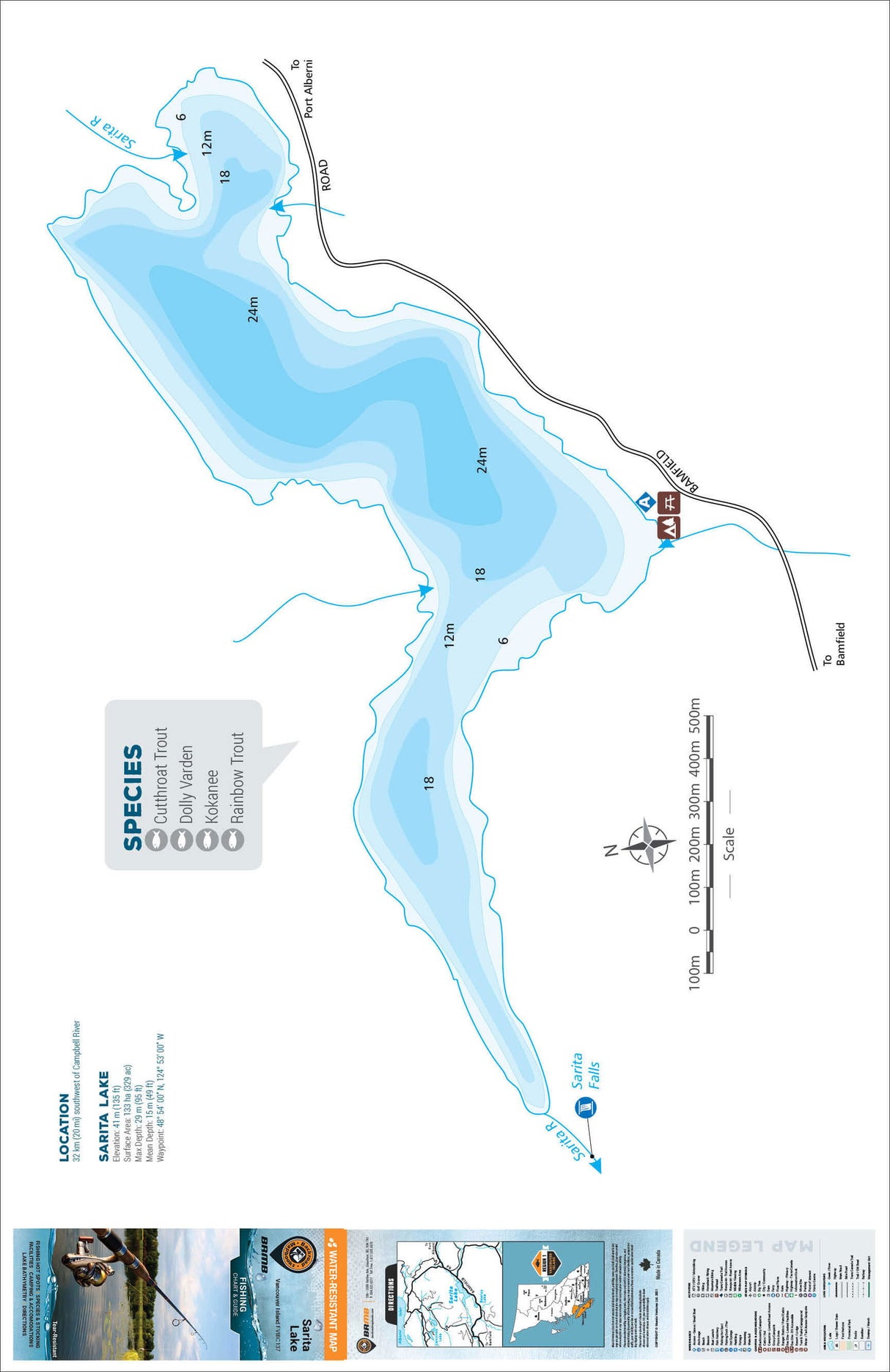 FVIBC137 Sarita Lake - Backroad Maps