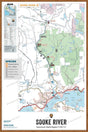 FVIBC141 Sooke River - Wall Map - Backroad Maps