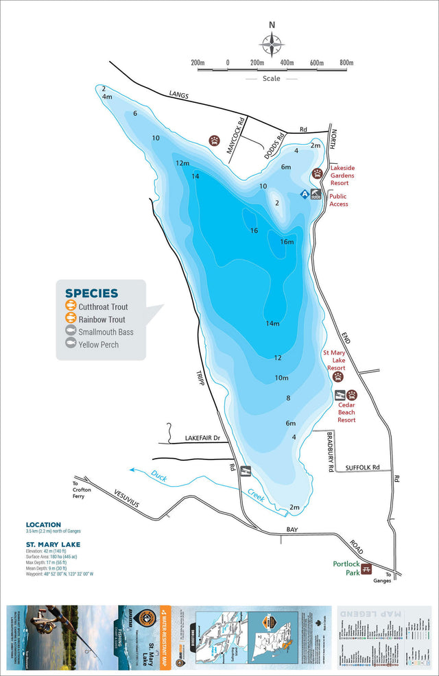 FVIBC146 St. Mary Lake - Backroad Maps