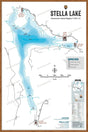 FVIBC147 Stella Lake - Wall Map - Backroad Maps