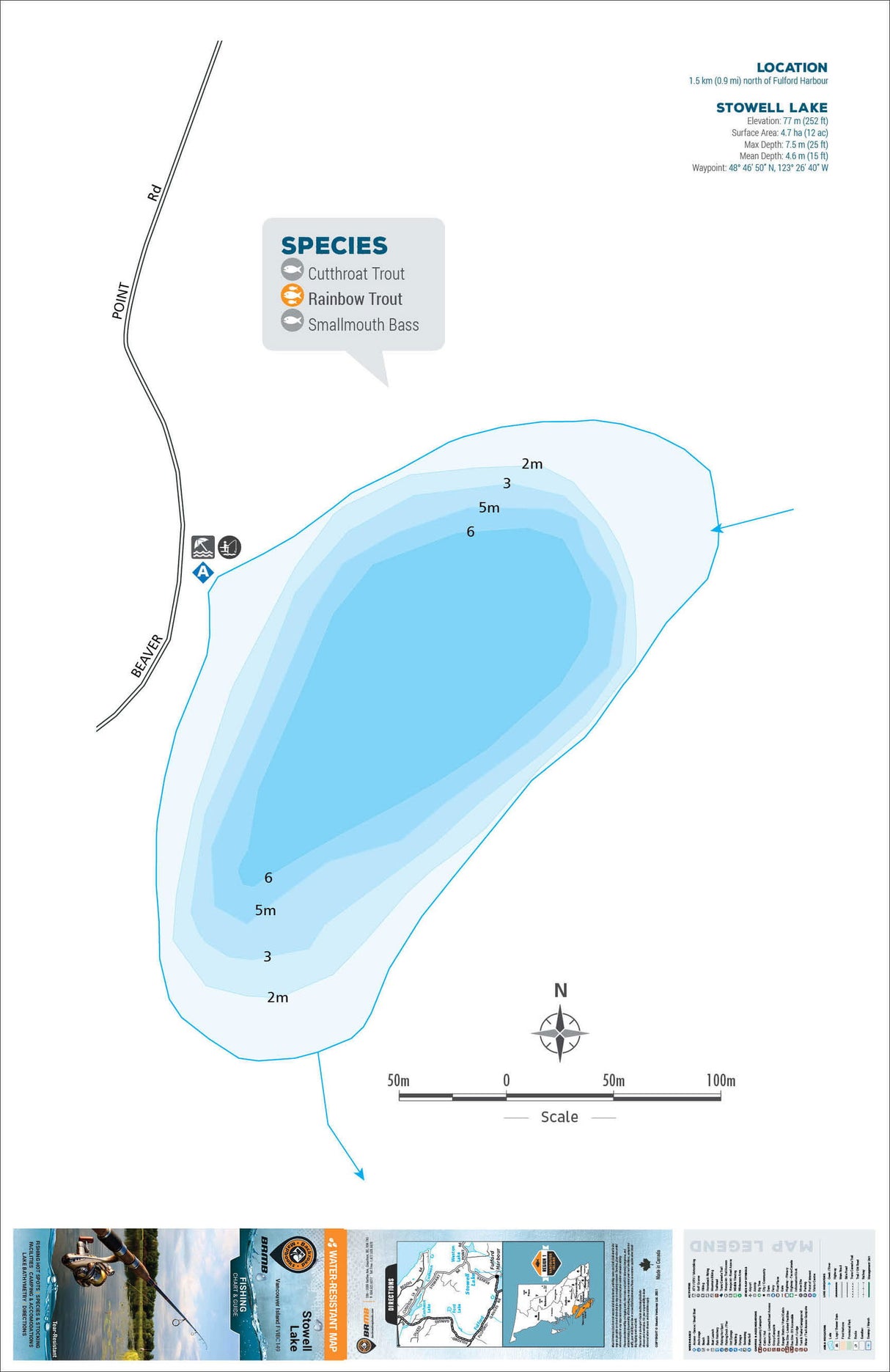 FVIBC149 Stowell Lake - Backroad Maps