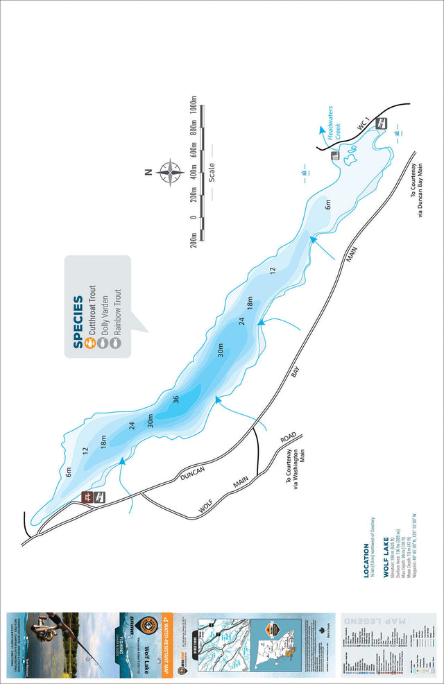 FVIBC158 Wolf Lake - Backroad Maps