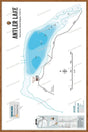 FVIBC22 Antler Lake - Wall Map - Backroad Maps