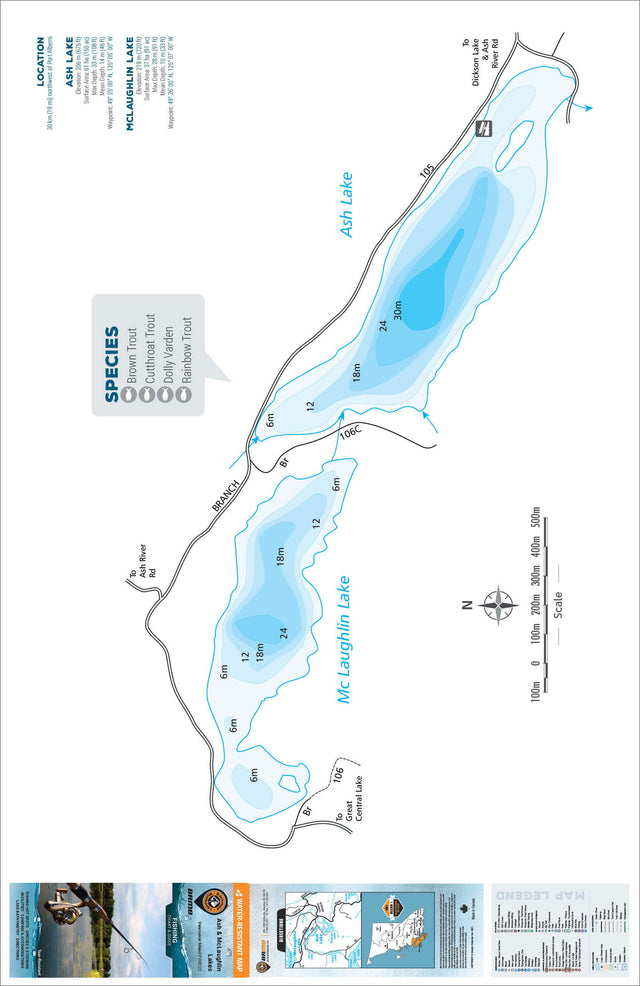 FVIBC23 Ash & McLaughlin Lakes - Backroad Maps