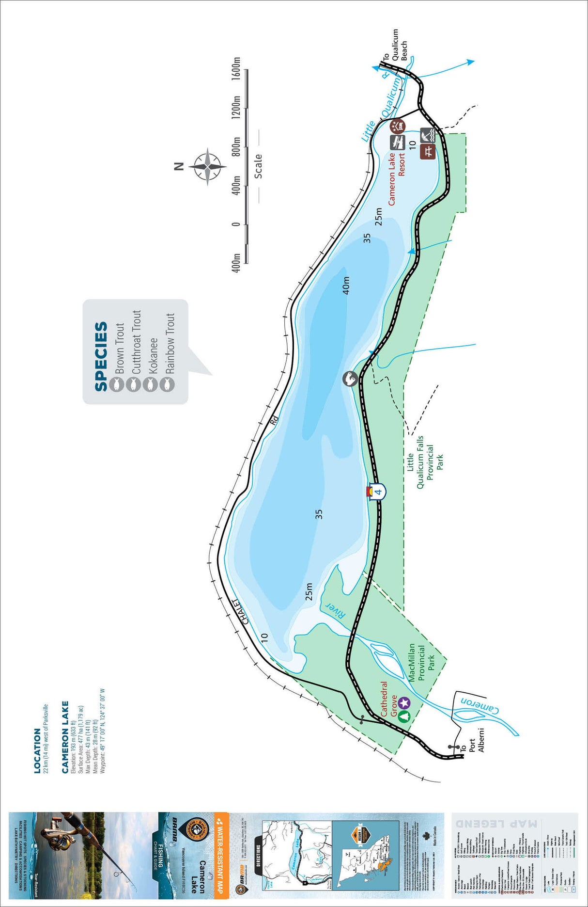 FVIBC36 Cameron Lake - Backroad Maps