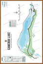 FVIBC36 Cameron Lake - Wall Map - Backroad Maps