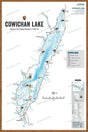 FVIBC46 Cowichan Lake - Wall Map - Backroad Maps