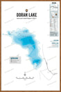 FVIBC51 Doran Lake - Wall Map - Backroad Maps