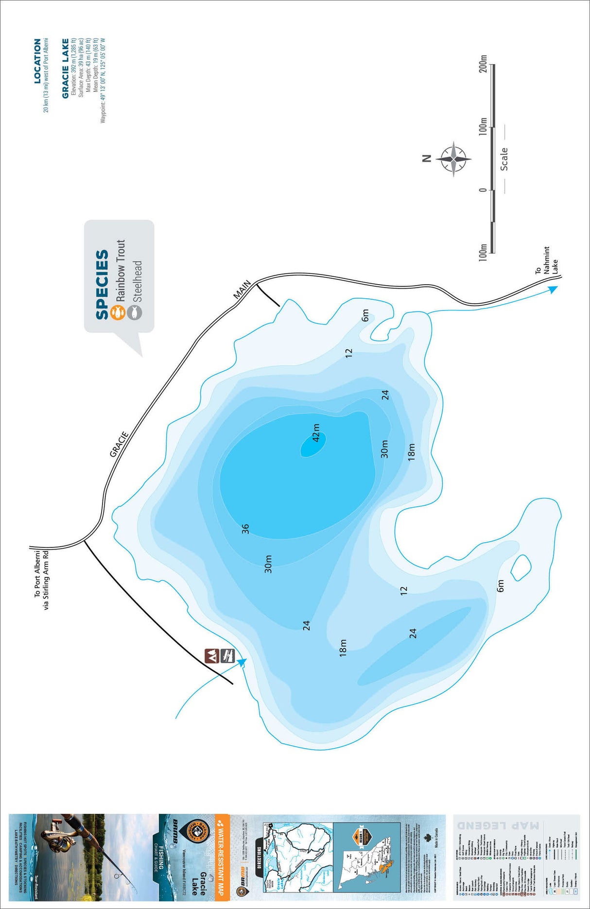 FVIBC72 Gracie Lake - Backroad Maps