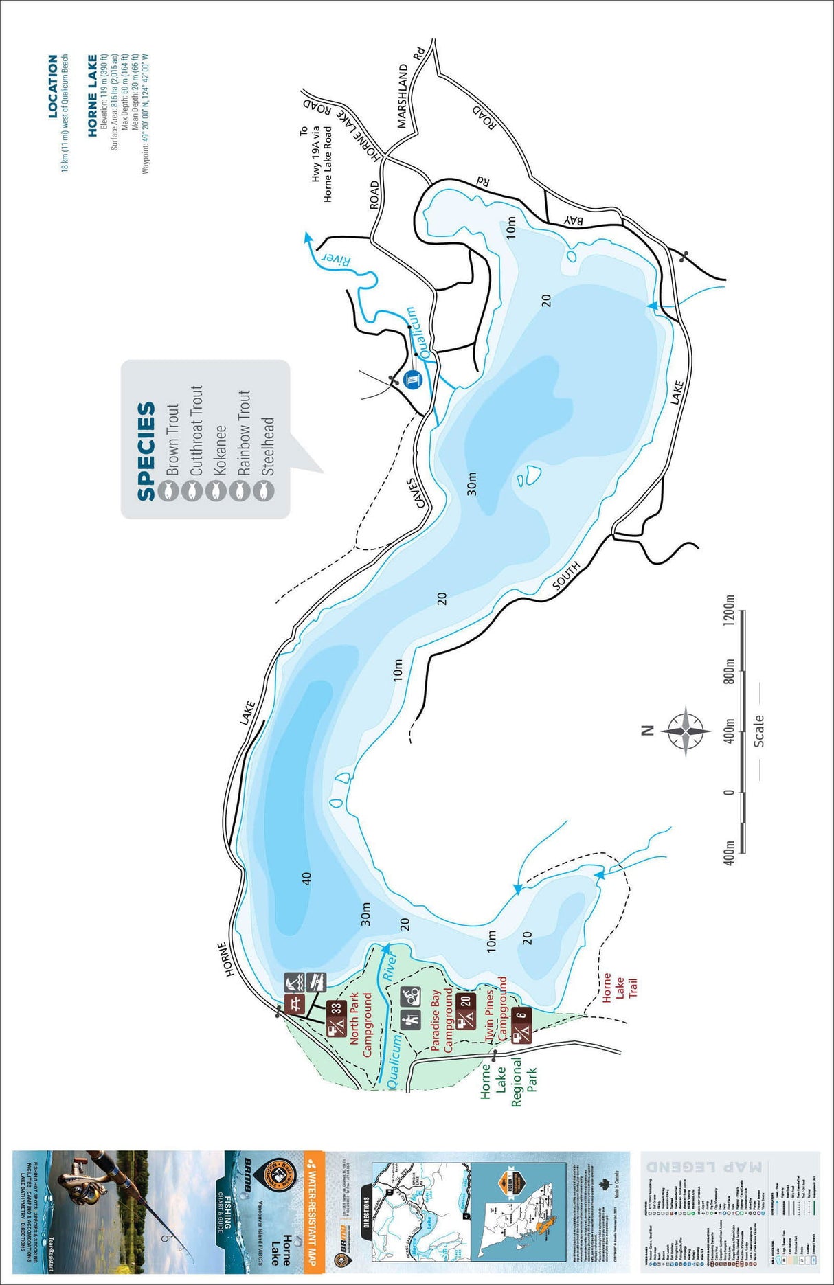 FVIBC78 Horne Lake - Backroad Maps