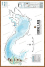 FVIBC78 Horne Lake - Wall Map - Backroad Maps
