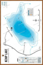 FVIBC82 Kemp Lake - Wall Map - Backroad Maps
