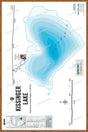 FVIBC84 Kissinger Lake - Wall Map - Backroad Maps
