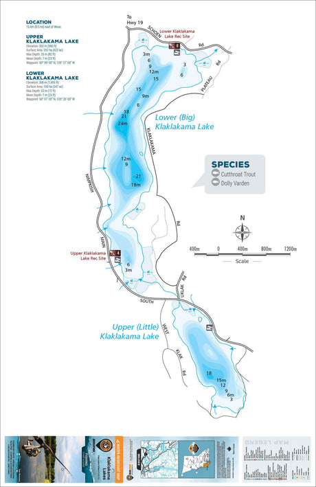 FVIBC85 Klaklakama Lakes - Backroad Maps