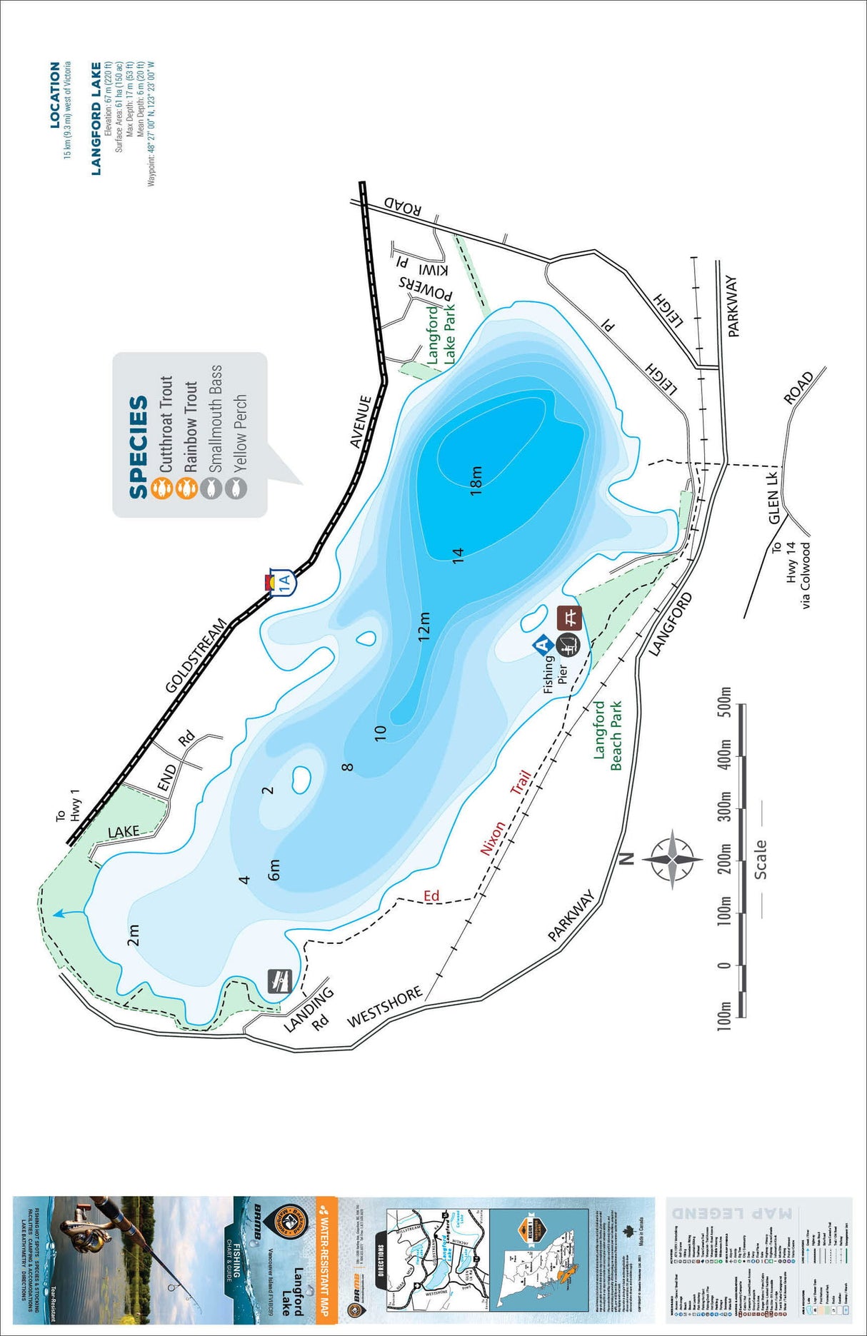 FVIBC89 Langford Lake - Backroad Maps