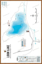 FVIBC95 Loon Lake - Wall Map - Backroad Maps
