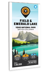 Field & Emerald Lake (Yoho National Park, BC) - Destination Map - Backroad Maps