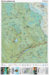 Field & Emerald Lake (Yoho National Park, BC) - Destination Map - Backroad Maps