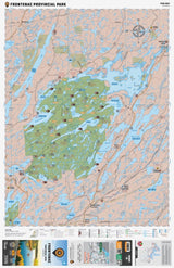 Frontenac Provincial Park Ontario - Park Map - Backroad Maps