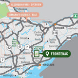 Frontenac Provincial Park Ontario - Park Map - Backroad Maps