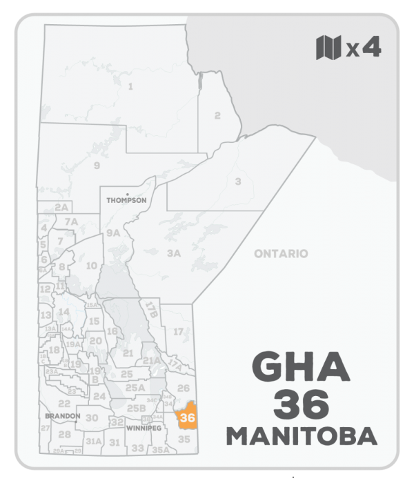 GHA 36 Hunting Bundle - Manitoba (4 maps) - Hunting Bundle