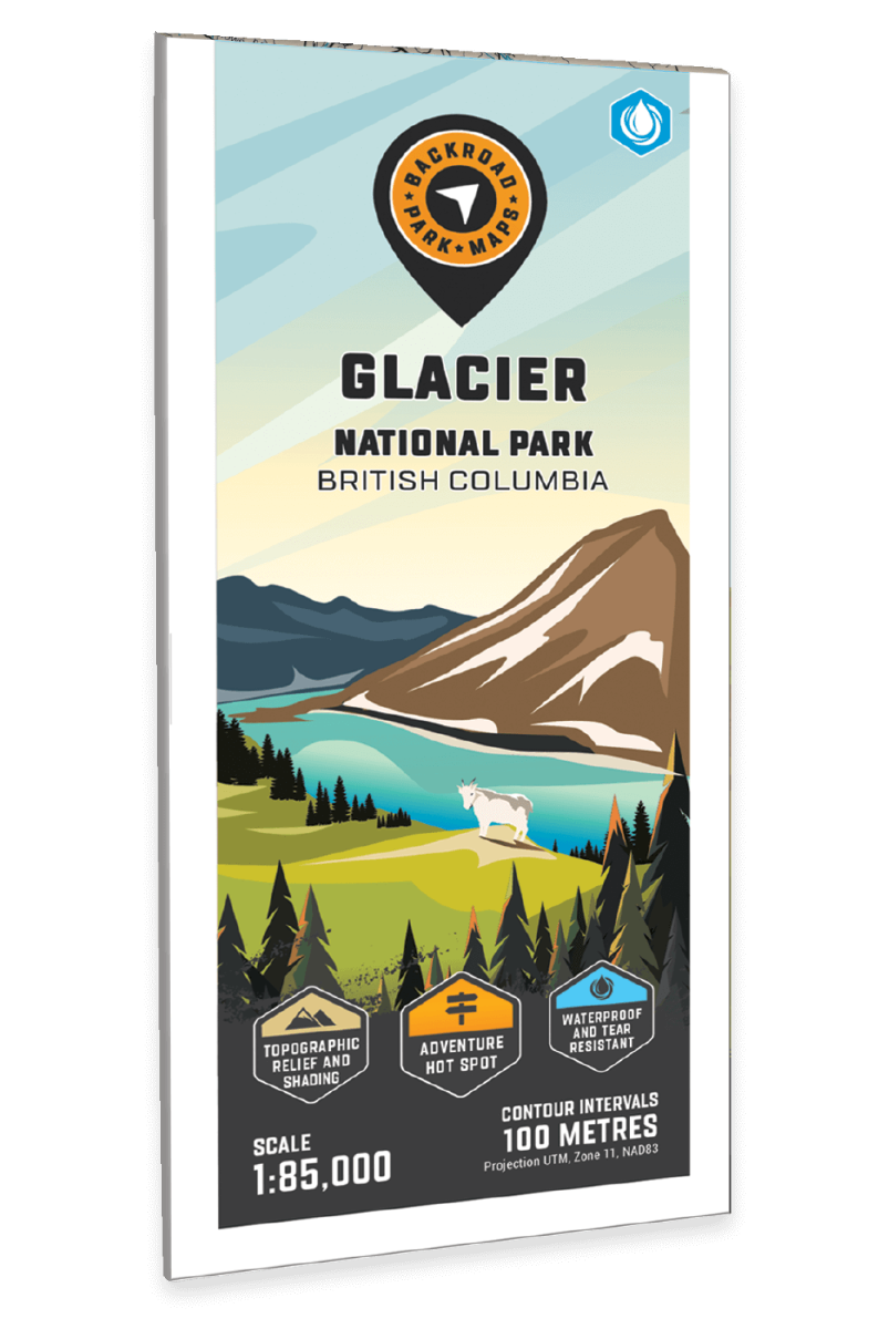 Glacier National Park BC - Park Map - Backroad Maps