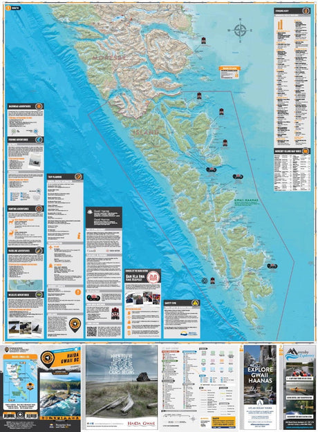 Haida Gwaii BC - Recreation Map - Backroad Maps