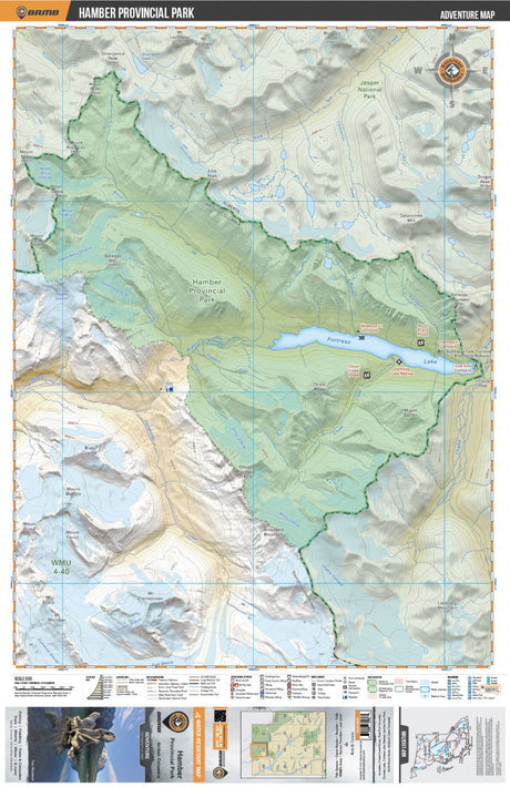 Hamber Provincial Park BC - Park Map - Backroad Maps