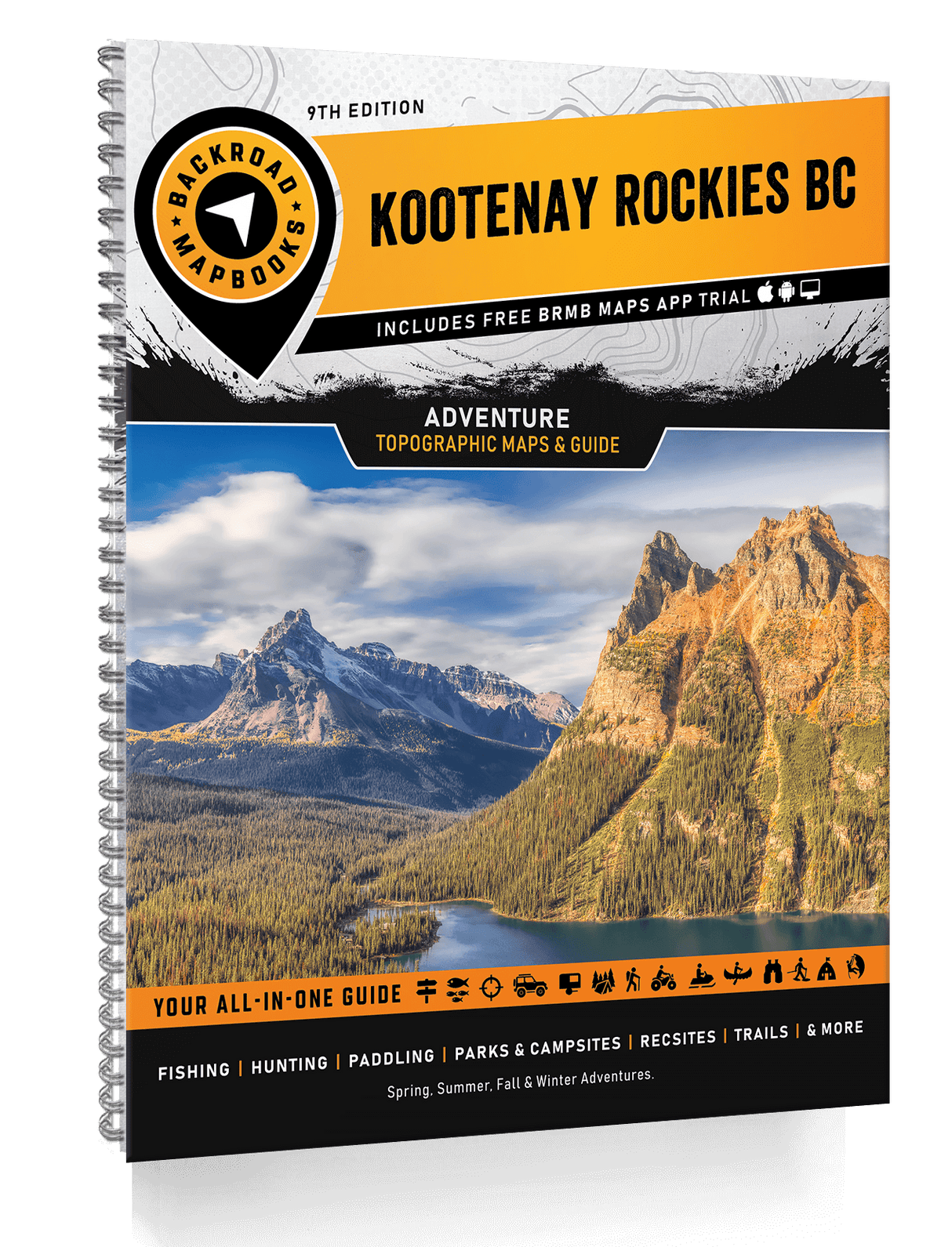 Kootenay Rockies BC Backroad Mapbook