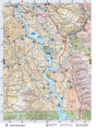 KRBC07 Wall Map - Lake Koocanusa - Backroad Maps