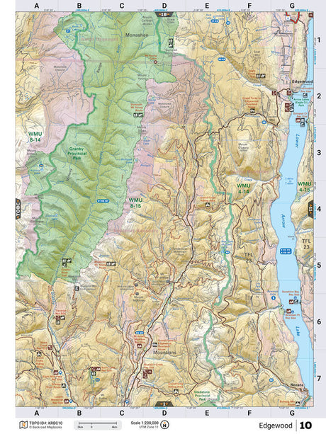 KRBC10 TOPO Map - Edgewood - Backroad Maps