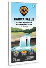 Kakwa Falls (Kakwa Wildland Provincial Park, Alberta) - Destination Map - Backroad Maps