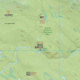 Kakwa Falls (Kakwa Wildland Provincial Park, Alberta) - Destination Map - Backroad Maps