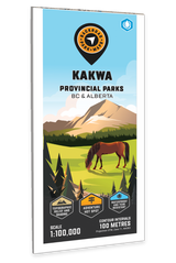 Kakwa Provincial Parks, Alberta & BC - Park Map - Backroad Maps