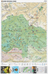 Kakwa Provincial Parks, Alberta & BC - Park Map - Backroad Maps