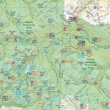 Kakwa Provincial Parks, Alberta & BC - Park Map - Backroad Maps