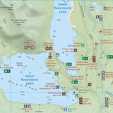 Kananaskis Lakes (Peter Lougheed Provincial Park, Alberta) - Destination Map - Backroad Maps