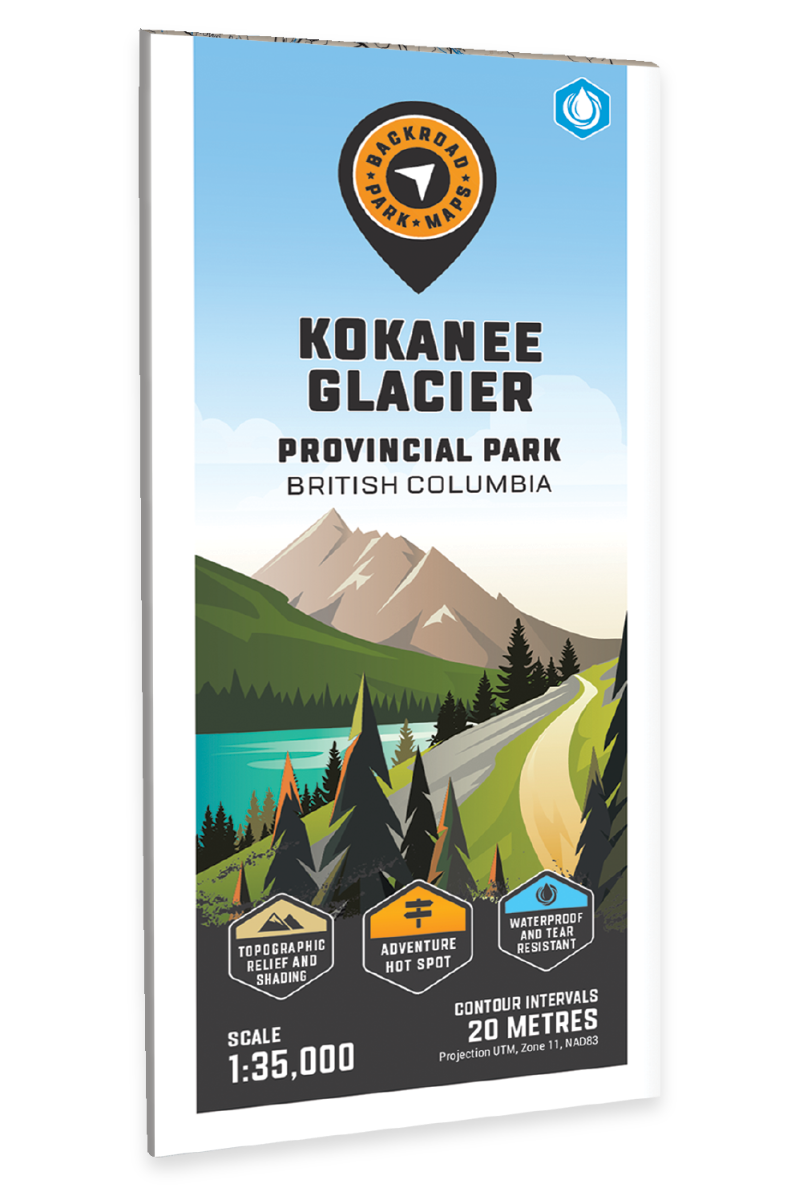 Kokanee Glacier Provincial Park BC - Park Map - Backroad Maps