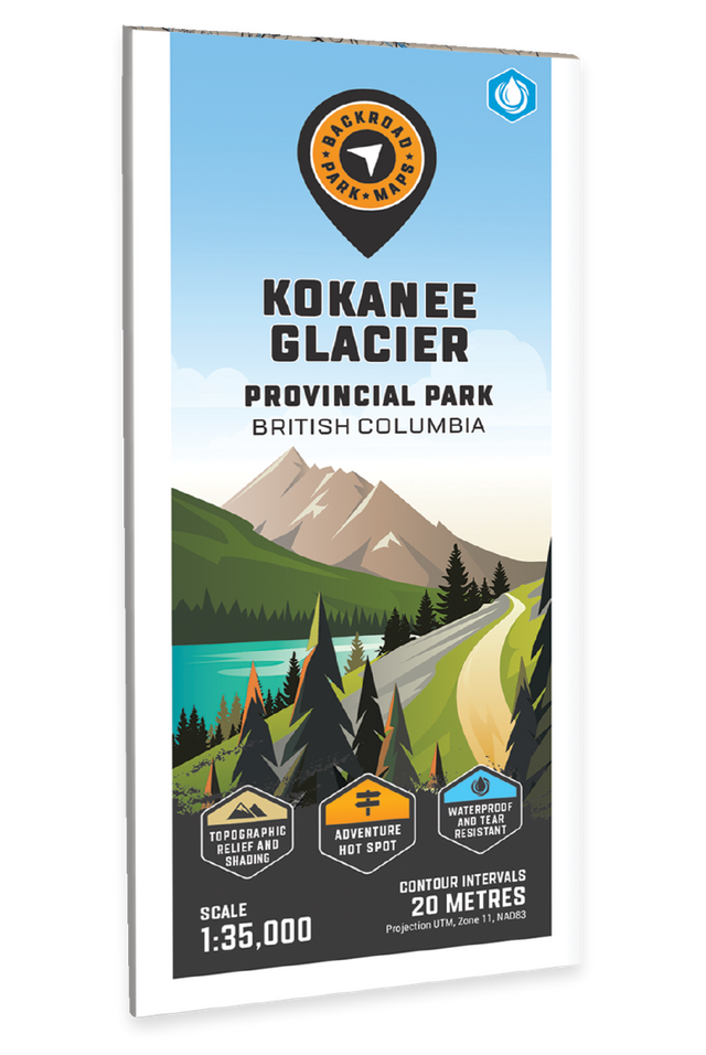 Kokanee Glacier Provincial Park BC - Park Map - Backroad Maps