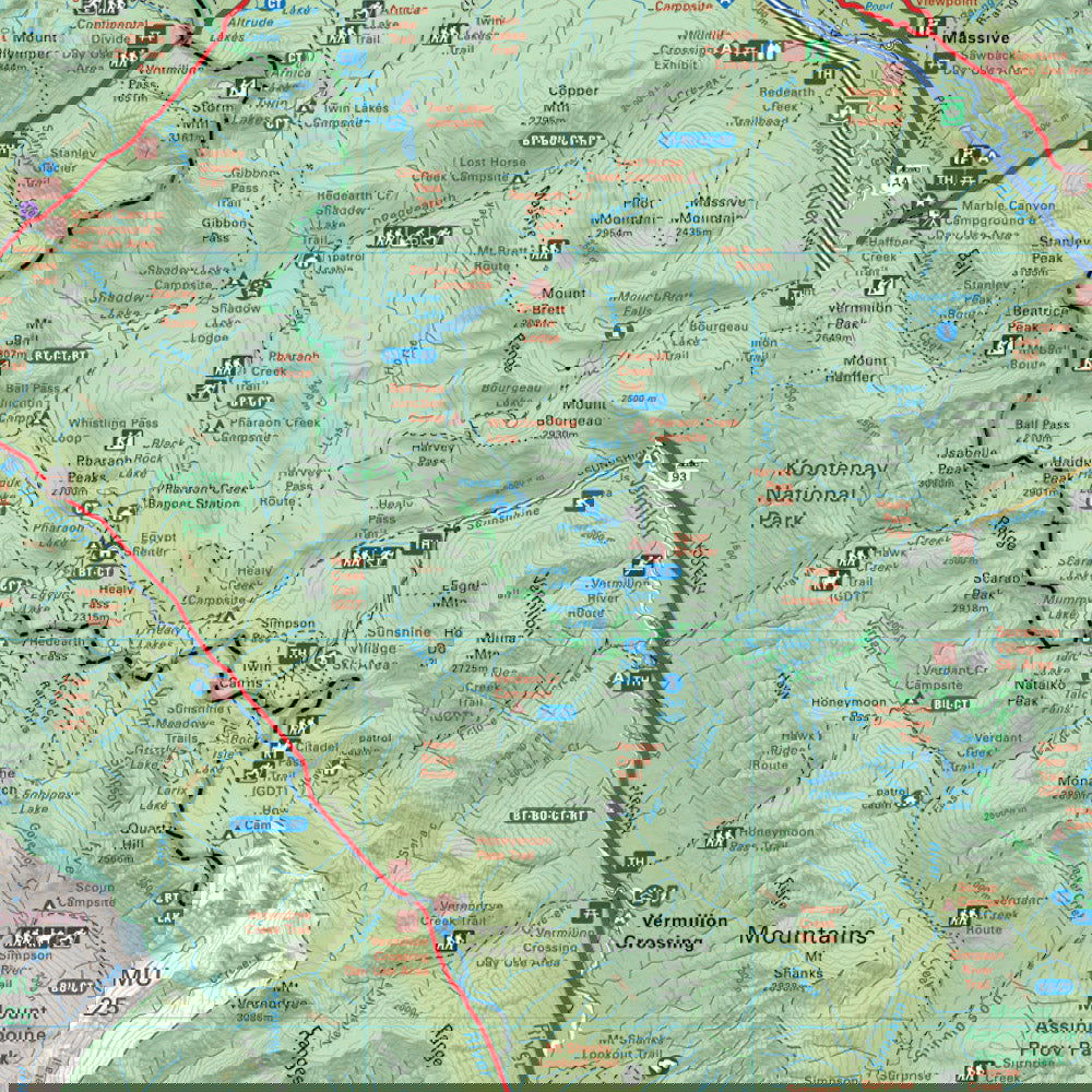 Kootenay National Park - PDF - Backroad Maps