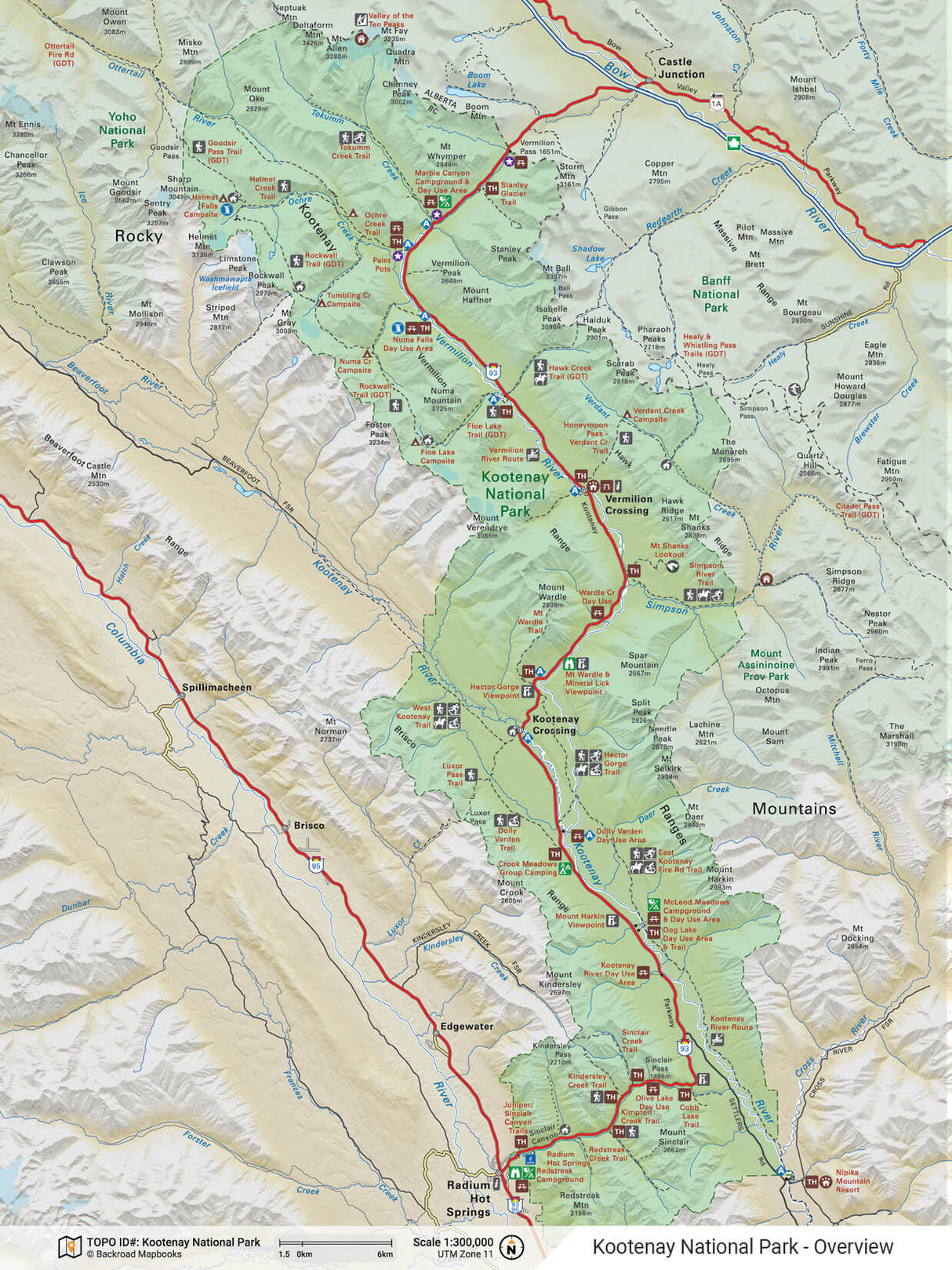 Kootenay National Park - PDF - Backroad Maps
