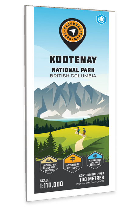 Kootenay National Park BC - Park Map - Backroad Maps