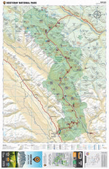 Kootenay National Park BC - Park Map - Backroad Maps