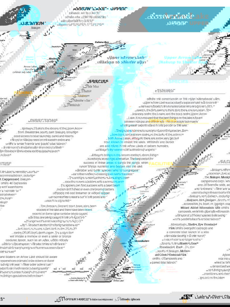 Kootenay Region BC Fishing Mapbook - Backroad Maps
