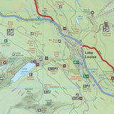Lake Louise & Area (Banff National Park, Alberta) - Destination Map - Backroad Maps