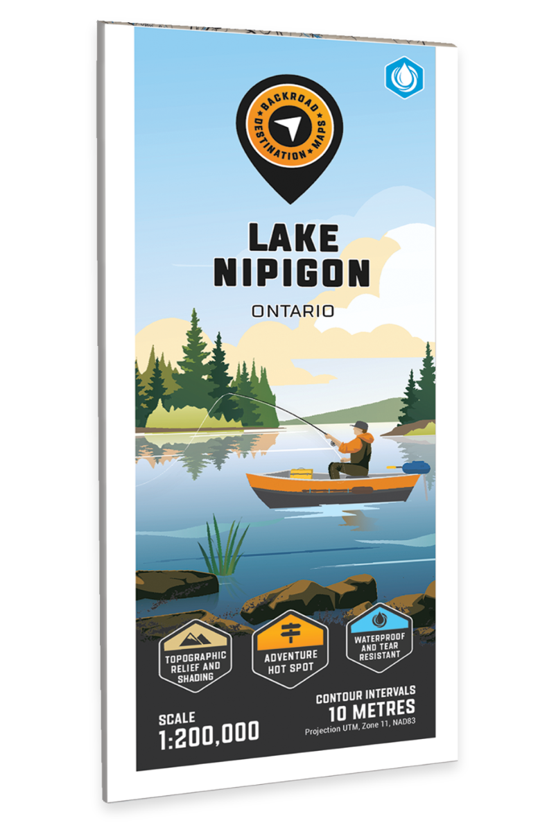 Lake Nipigon Ontario - Destination Map - Backroad Maps