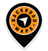 Backroad Maps Logo Bumper Sticker