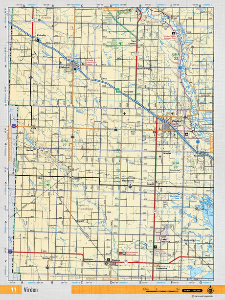 MBMB11 TOPO Map - Backroad Maps