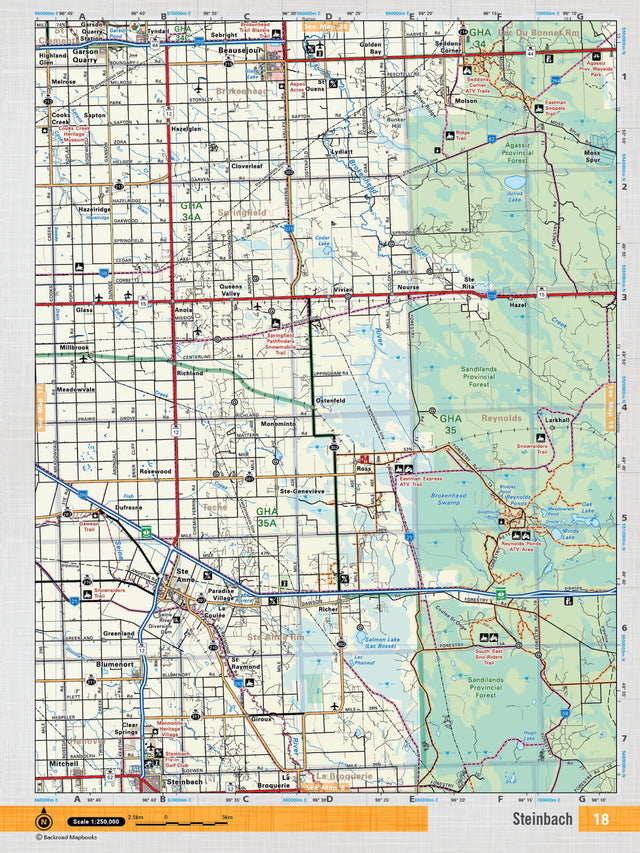 MBMB18 Wall Map - Steinbach - 