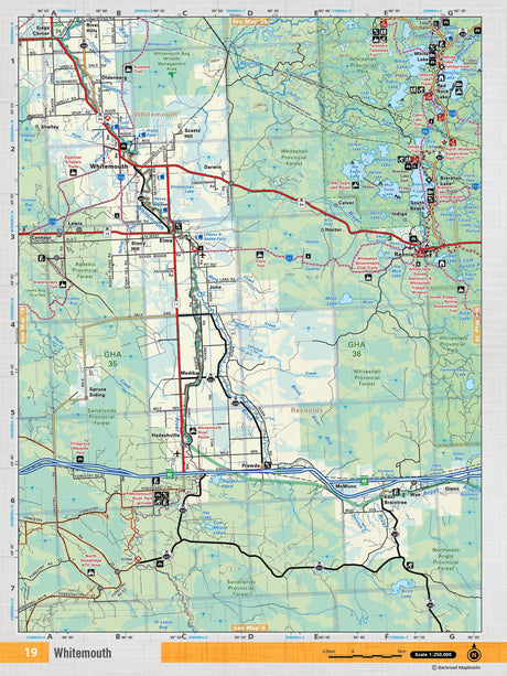 MBMB19 Wall Map - Whitemouth - 